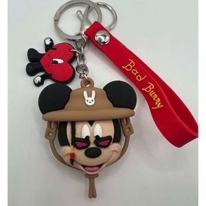 Mickey bad bunny vibes 3D Keychain